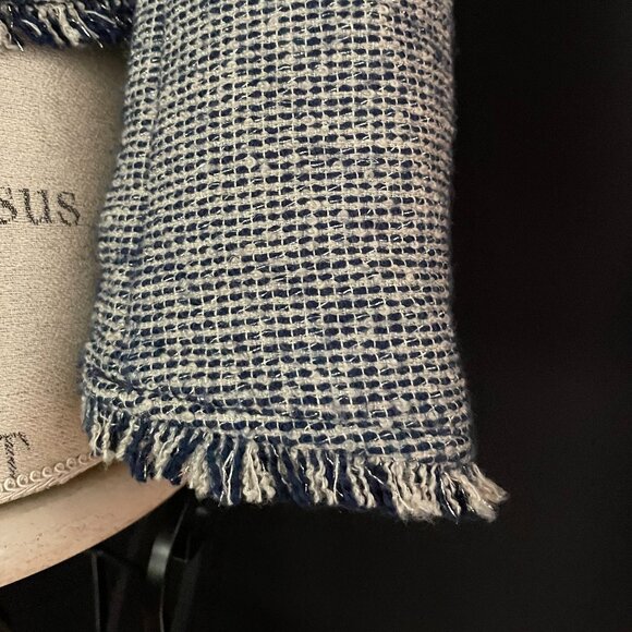 Banana Republic Navy Blue Blazer: Size 4 - Picture 4 of 10